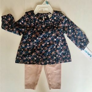 Carter’s baby girl 2 piece set!
